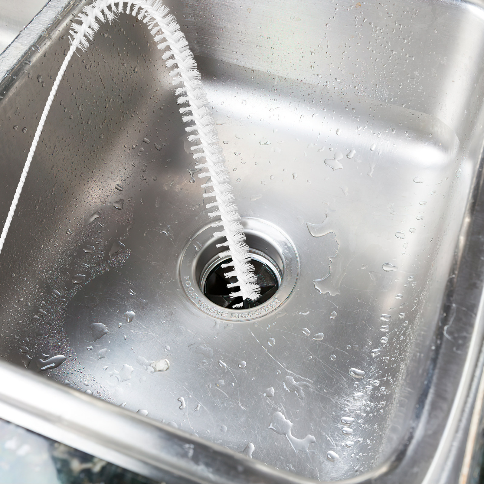 Drain Snake Flexible - Flexible Drain Cleaning Brush Spiral Bristle
