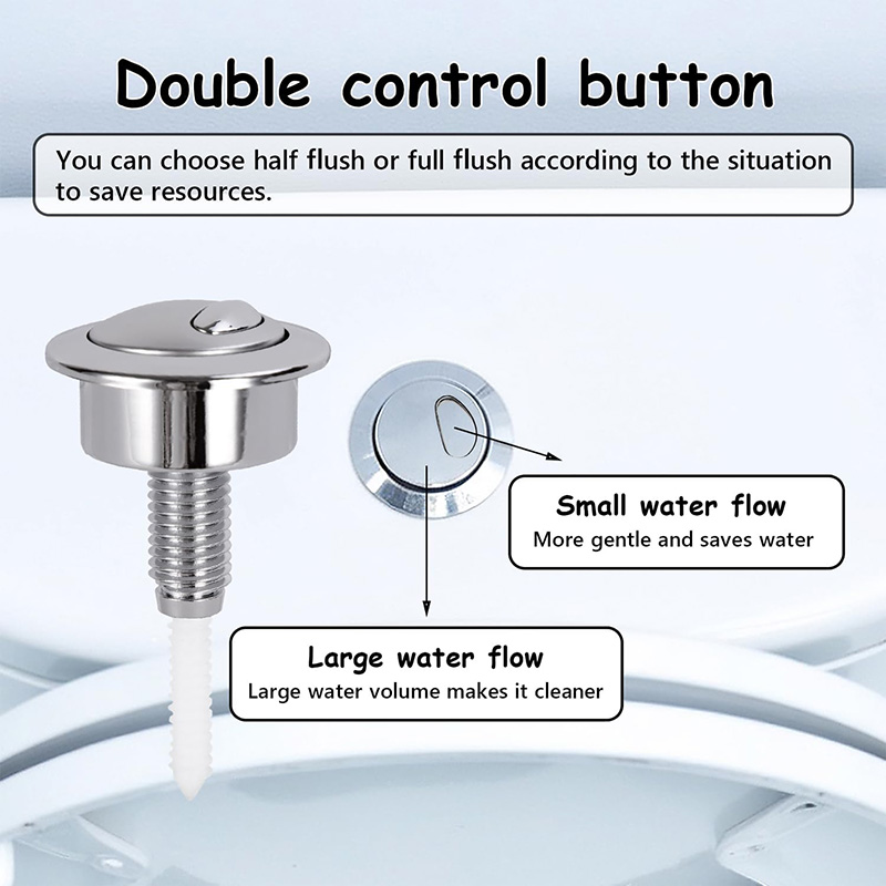 Dual Flush Toilet Button Flush - Toilet Fill Valve recensione e prezzo
