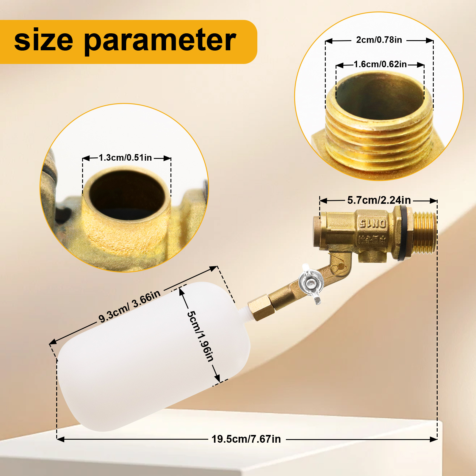 1/2 Inch Copper Calve Float Ba - Float Ball Valve recensione e prezzo
