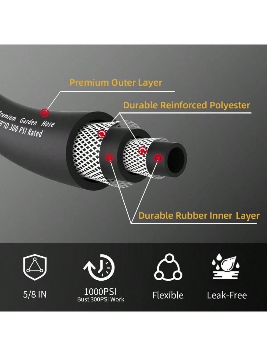 Garden Hose Water Hose Rubber  - Flexible Hose Braided recensione e prezzo