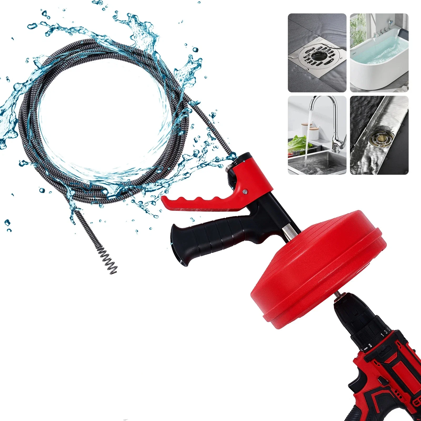 Drain Auger Clog Remover Flexi - Drain Snake Flexible recensione e prezzo