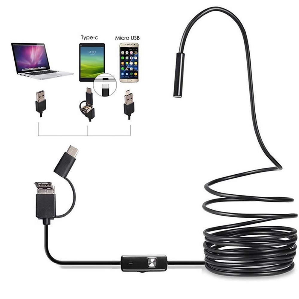 6 LED Light 7mm 1M  Endoscope  - Drain Snake Flexible recensione e prezzo