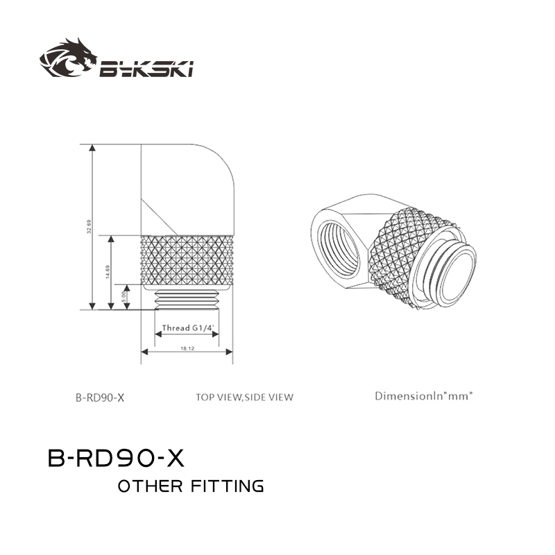 BYKSKI G1/4'' 90 Degree Rotary - Compression Fitting Brass recensione e prezzo