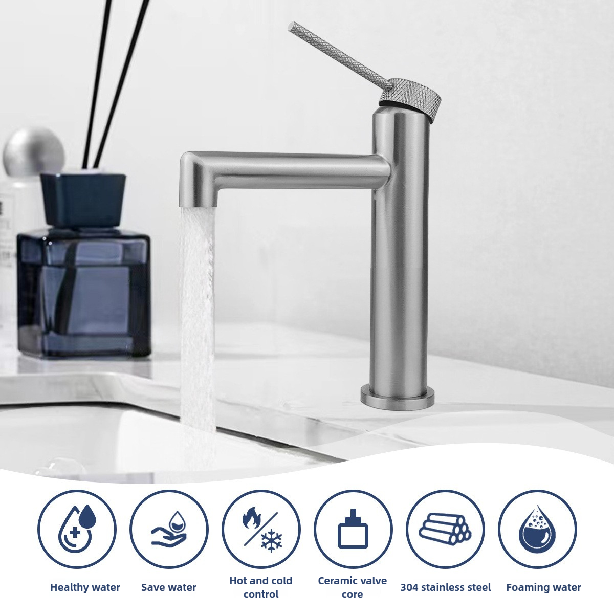 Bathroom Basin Faucet Hot And  - Basin Mixer Cartridge recensione e prezzo