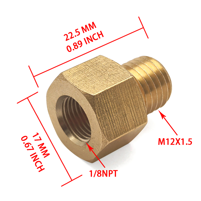 High Pressure Brass Adapter M1 - Compression Fitting Brass recensione e prezzo