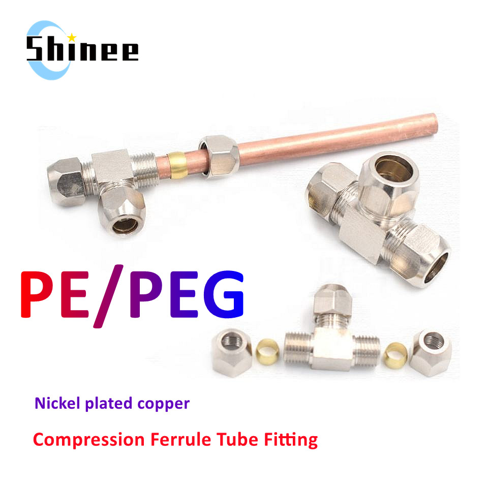 1PCS Pneumatic Fittings Brass  - Compression Fitting Brass recensione e prezzo
