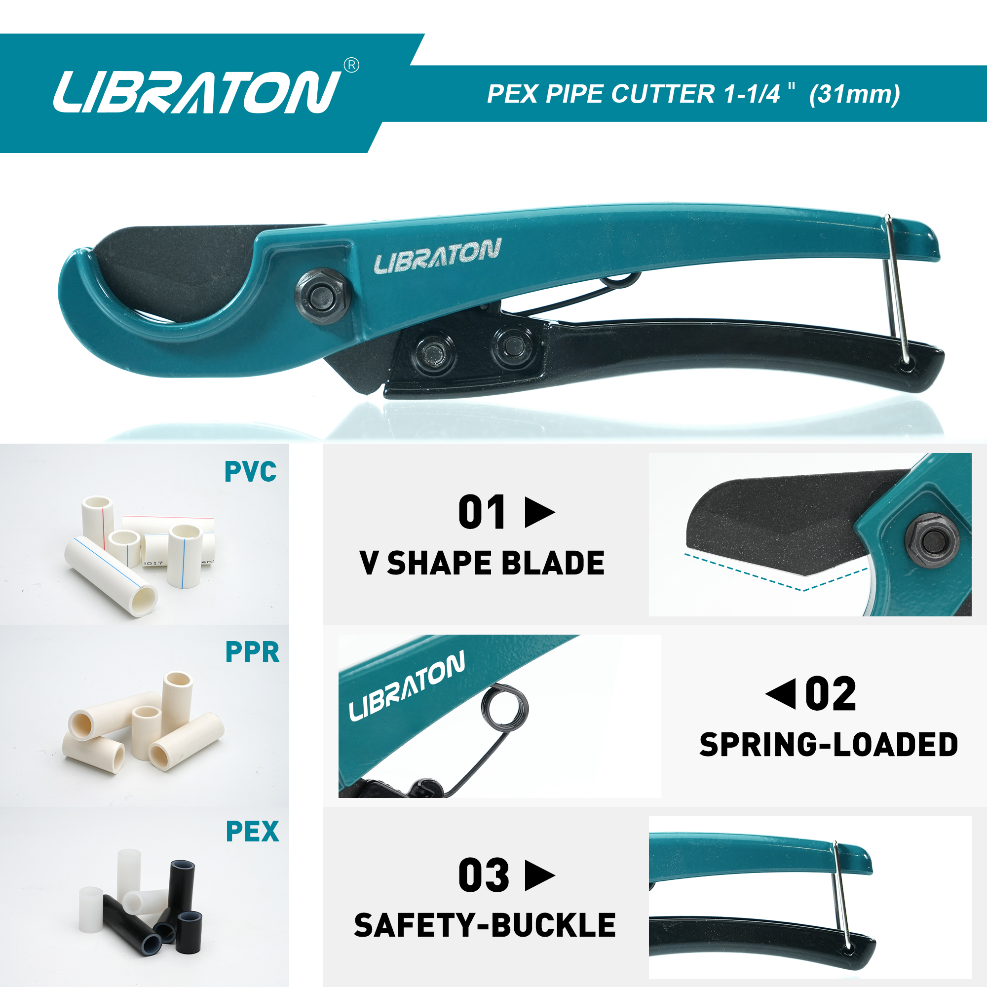 Libraton Pex Cutter 31mm Pex P - Pipe Cutter Ratchet recensione e prezzo