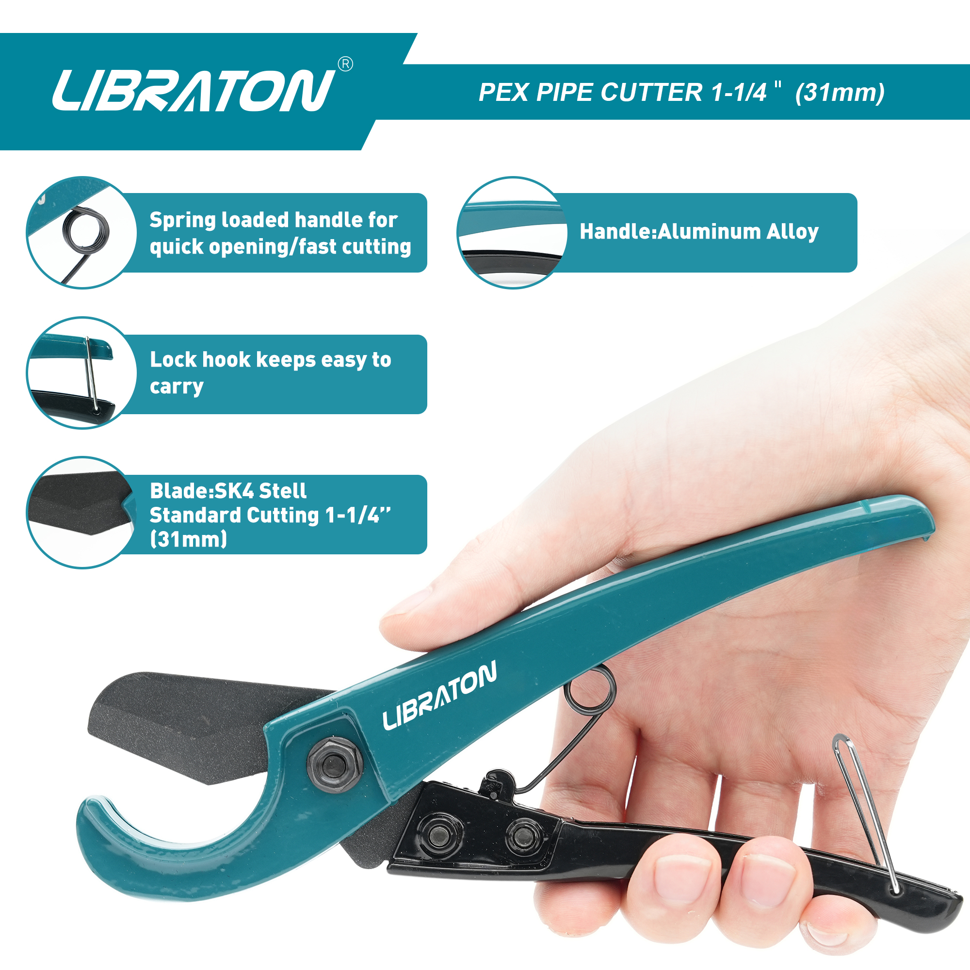 Libraton Pex Cutter 31mm Pex P - Pipe Cutter Ratchet recensione e prezzo