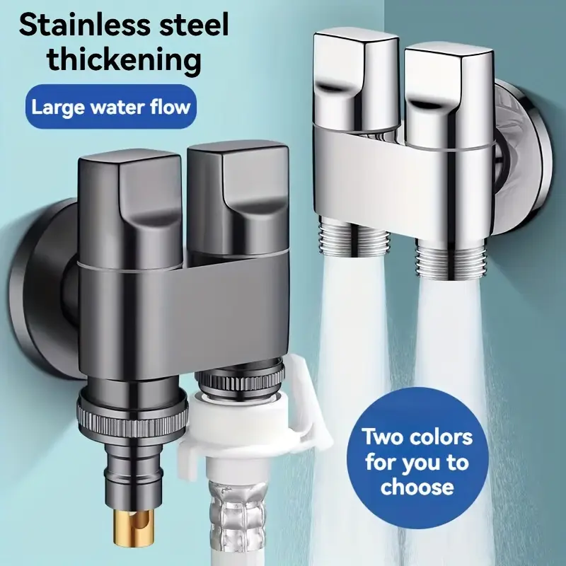 Stainless steel double outlet  - Toilet Fill Valve recensione e prezzo