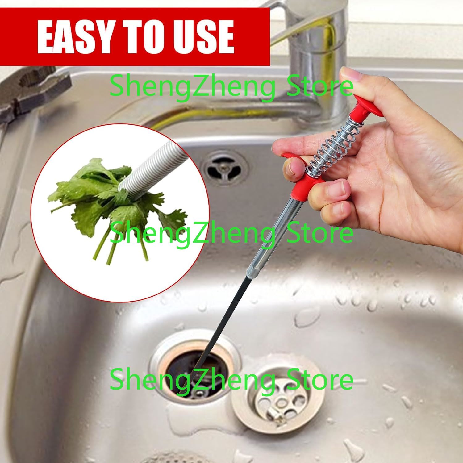 1Pcs Drain Snake Hair Drain Cl - Drain Snake Flexible recensione e prezzo
