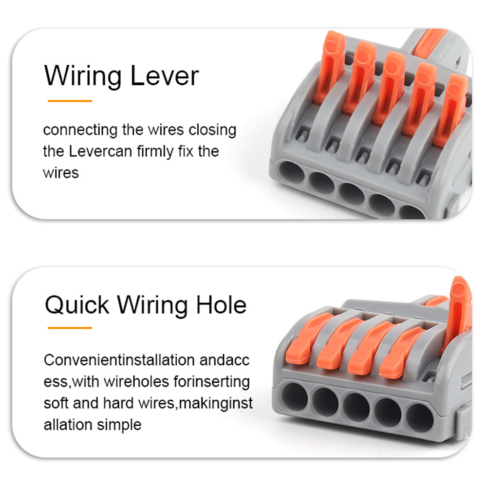 10/100PCS Electrical Cable Con - Push Fit Connector recensione e prezzo