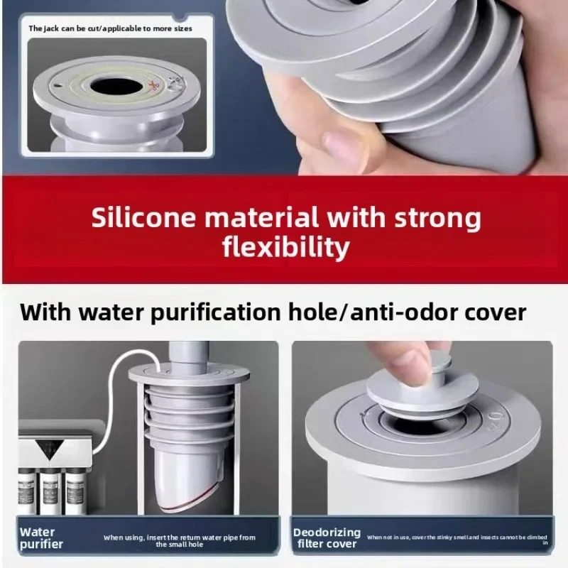 Connector Stopper Silicone Bat - Drain Pipe Clip recensione e prezzo