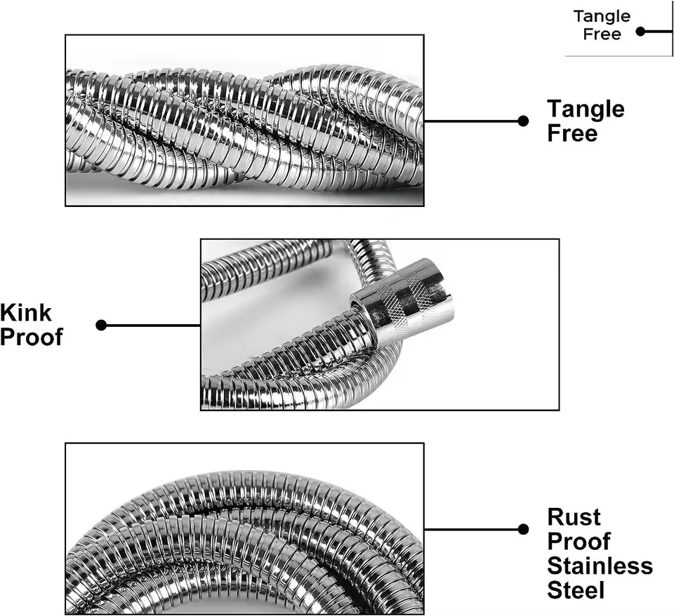 New 1.5m/2m /3m G1/2'' High Qu - Flexible Hose Braided recensione e prezzo