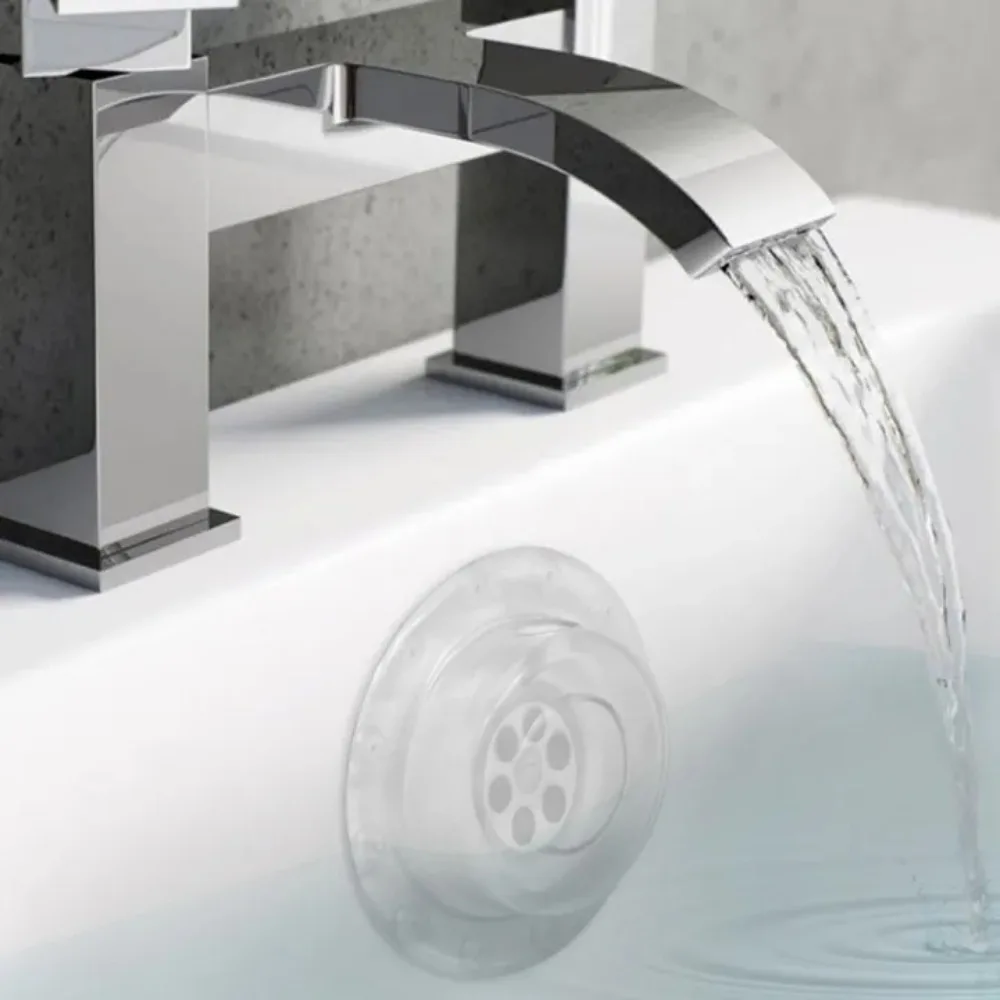 PVC Bath Overflow Drain Cover  - Drain Pipe Clip recensione e prezzo
