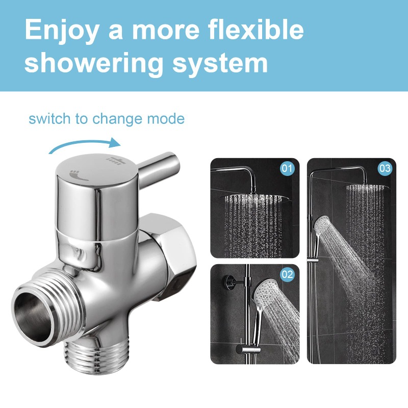 Brass Metal 3 Way Shower Head  - Shower Valve Cartridge recensione e prezzo