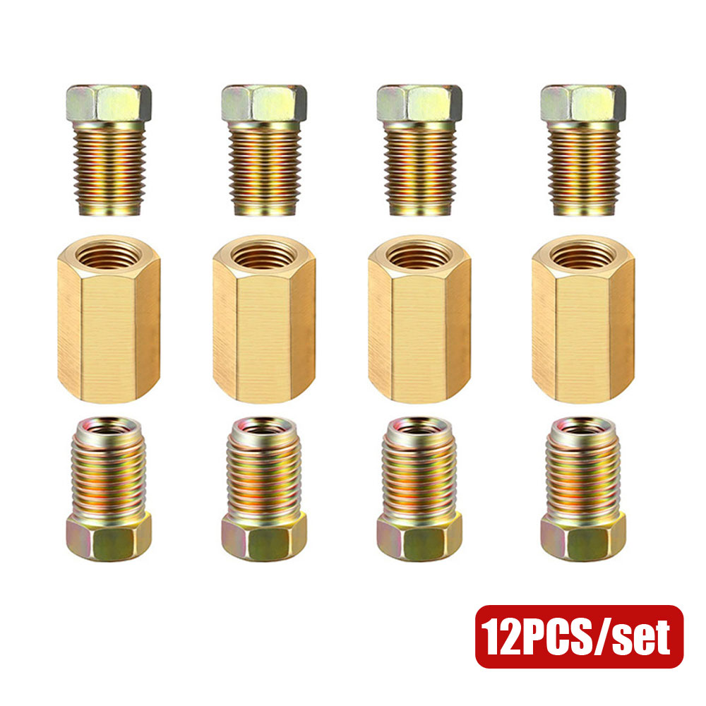 12pcs 3/16 (3/8-24 Inverted) B - Compression Fitting Brass recensione e prezzo