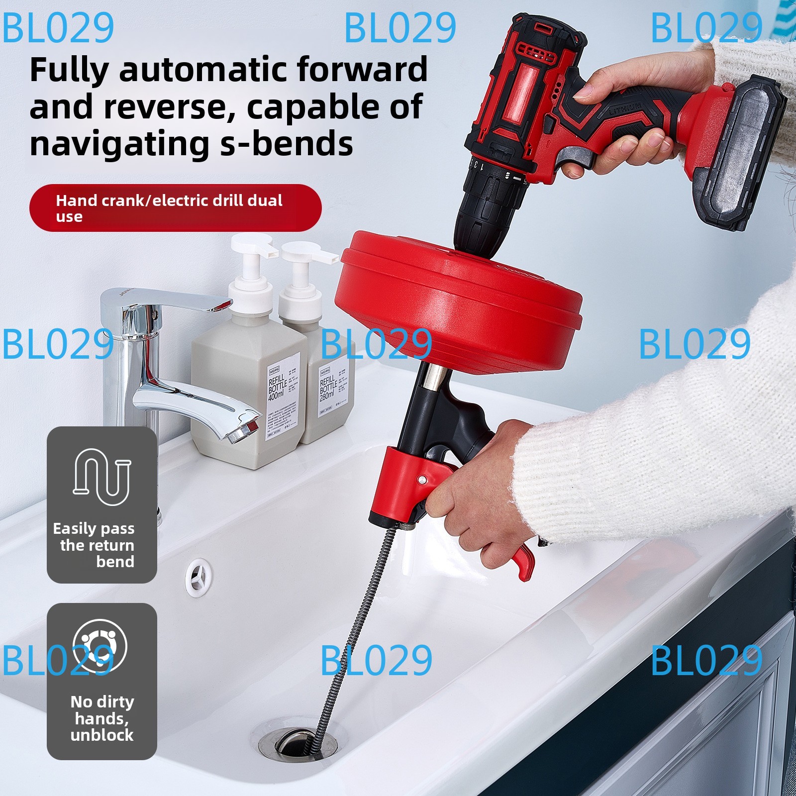Professional Drain Snake Auger - Drain Snake Flexible recensione e prezzo