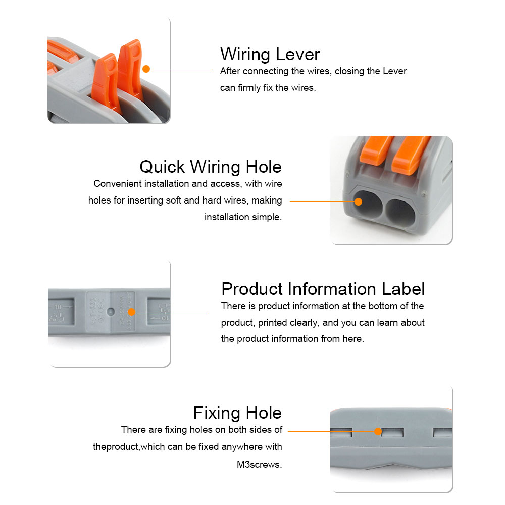 DIY GO 22PCS Lever Wire Connec - Push Fit Connector recensione e prezzo