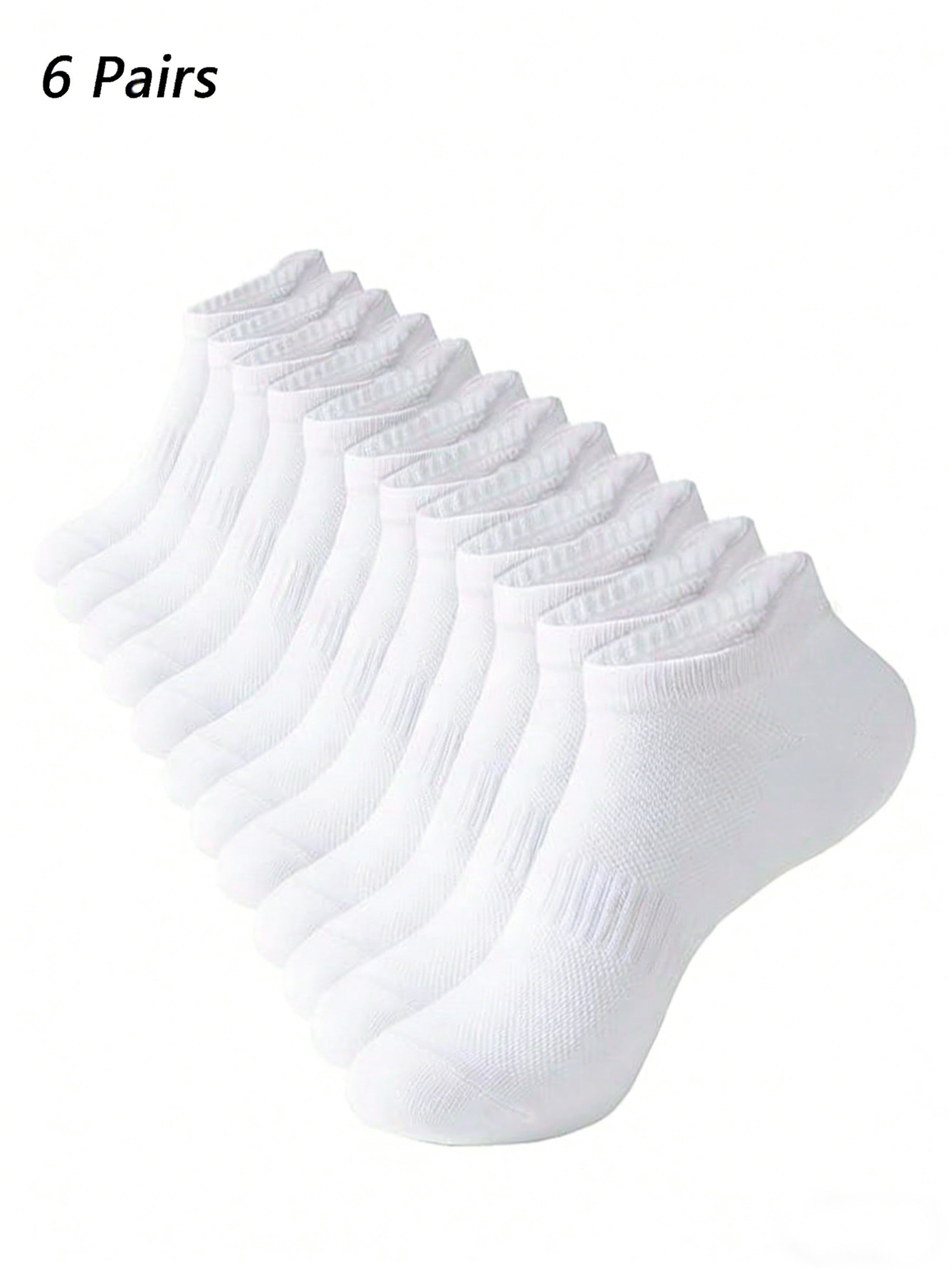 6 Pairs Women Men White Ankle  - Pipe Bending Spring recensione e prezzo