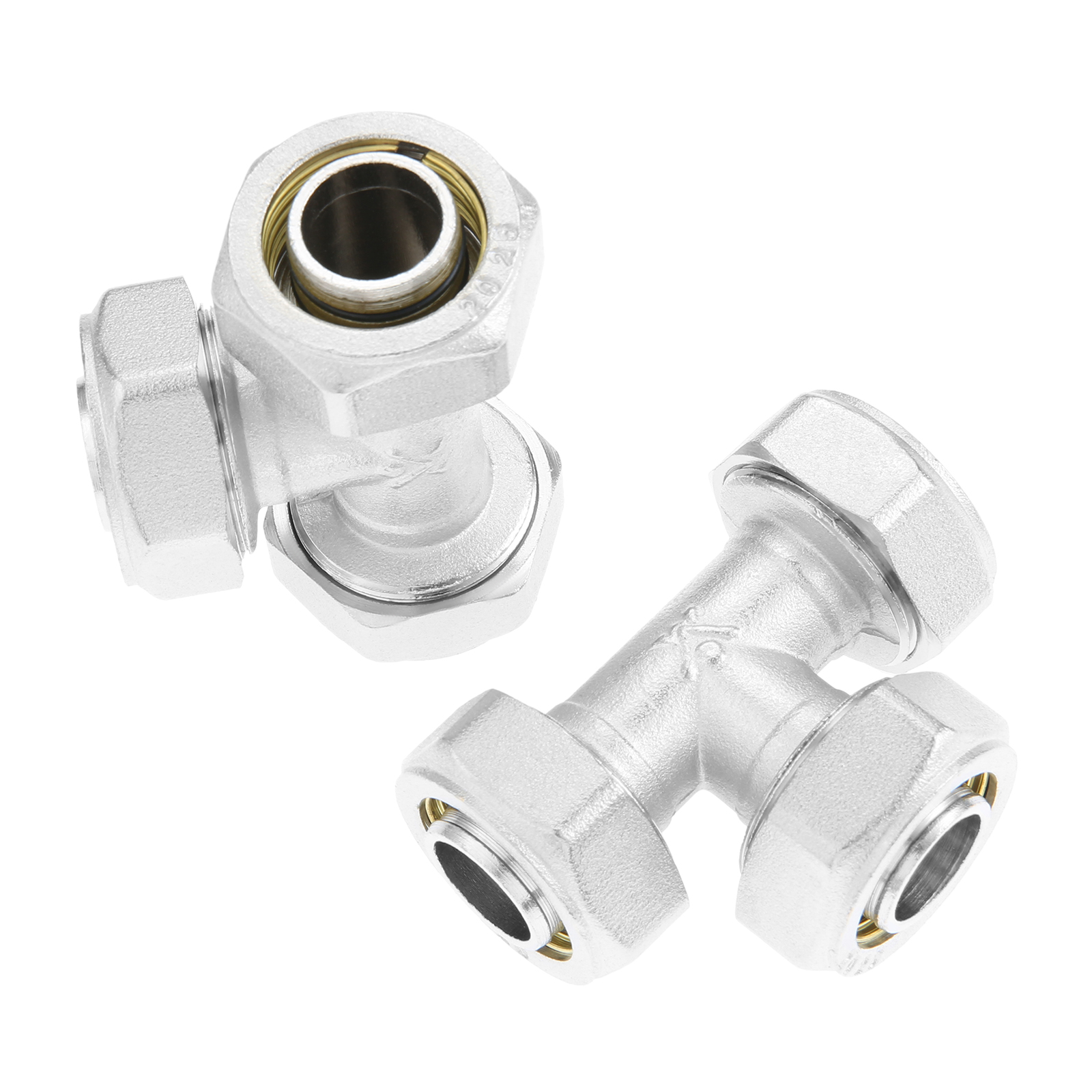 2Pcs 3/4’’ Tee Air Line Fittin - Compression Fitting Brass recensione e prezzo