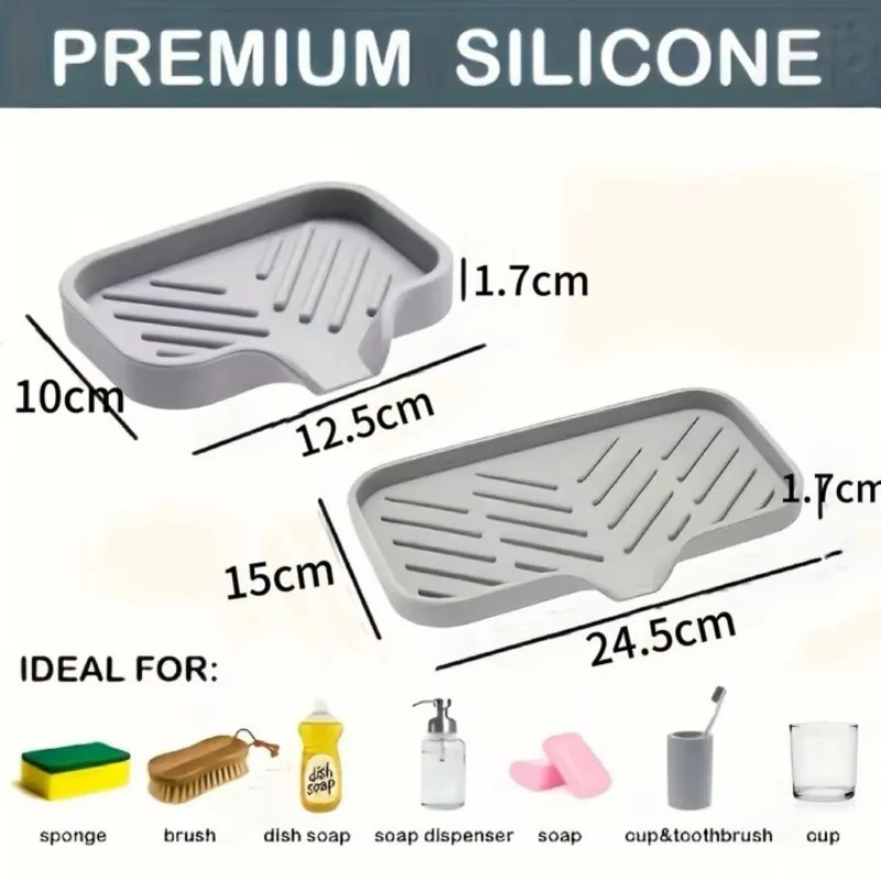 Self Draining Soap Bar Holder  - Silicone Tap Washer recensione e prezzo