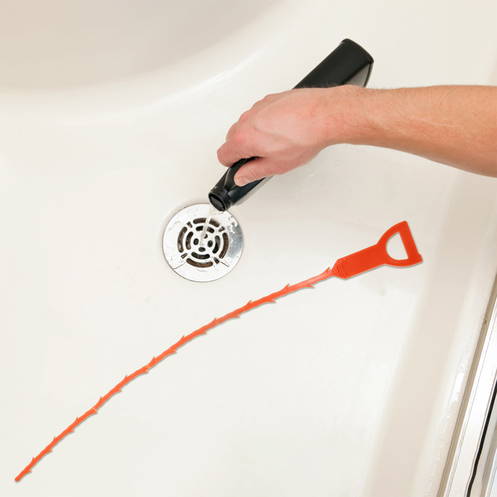 3Pcs ABS Drain Clog Remover To - Drain Snake Flexible recensione e prezzo