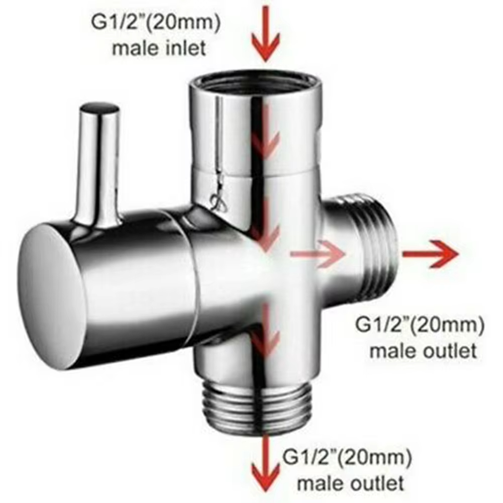 G1/2in 3 Way Diverter Valve T- - Shower Valve Cartridge recensione e prezzo