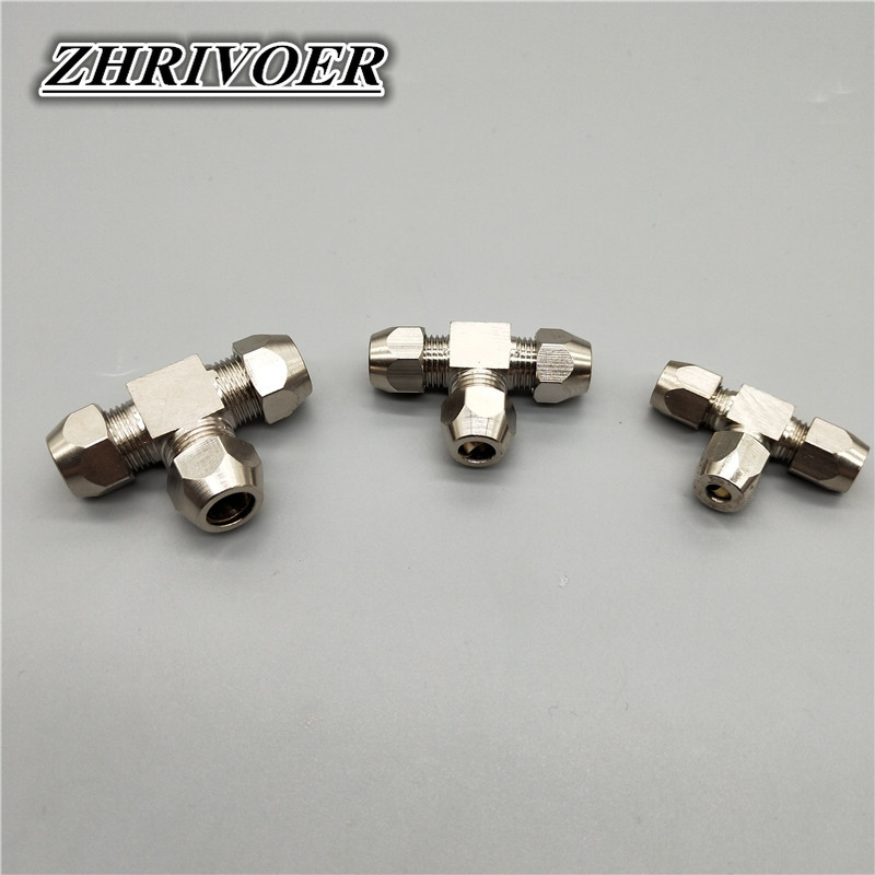 1Pcs Pneumatic Fittings Brass  - Compression Fitting Brass recensione e prezzo