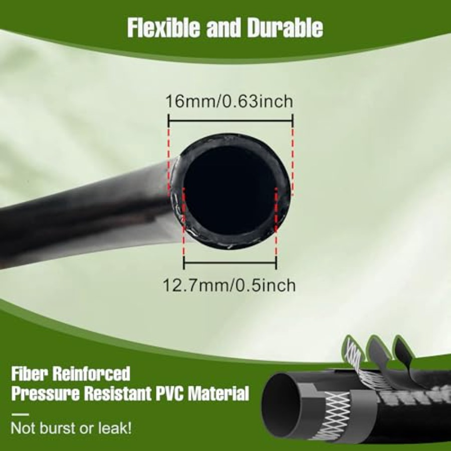 100FT 1/2 Inch Drip Irrigation - Push Fit Connector recensione e prezzo