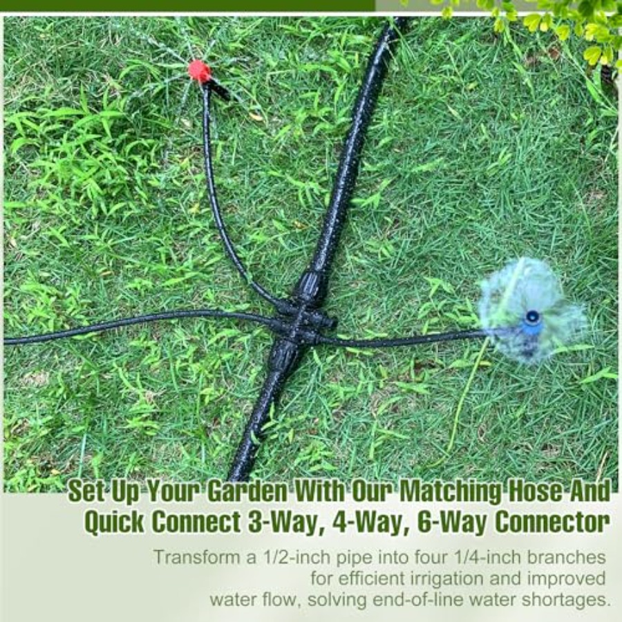 100FT 1/2 Inch Drip Irrigation - Push Fit Connector recensione e prezzo