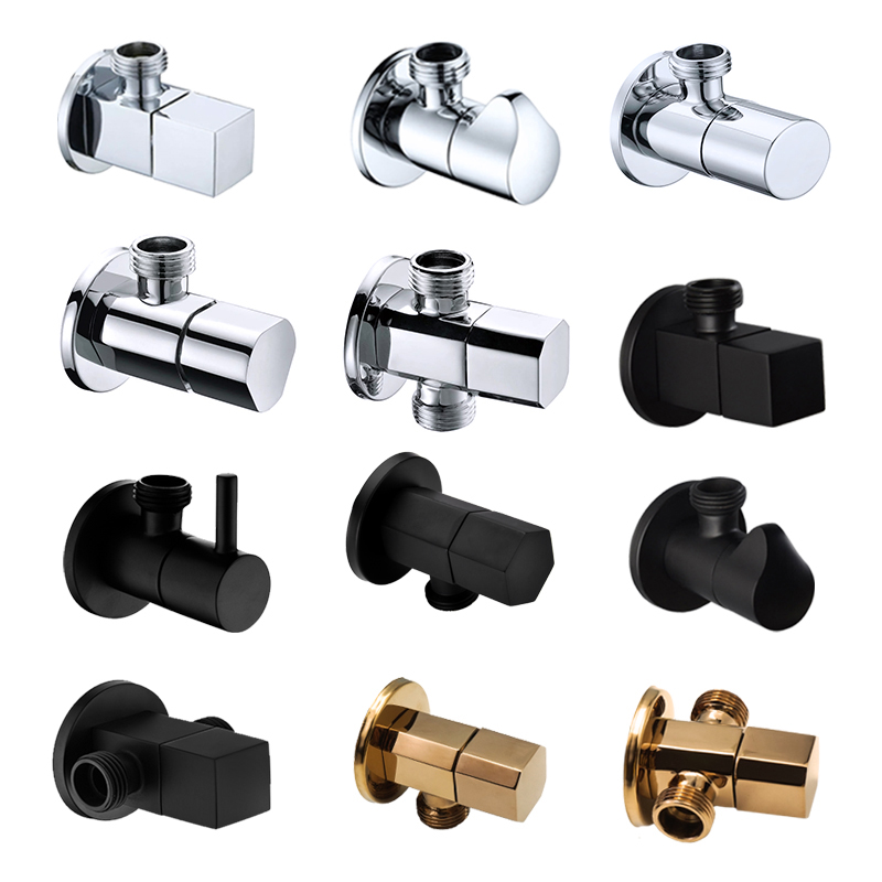 Brass Angle Valve Chrome Black - Toilet Fill Valve recensione e prezzo