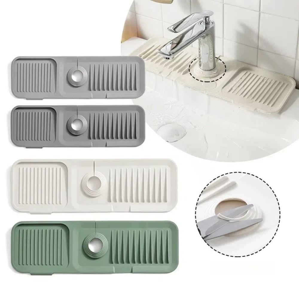 Portable Silicone Faucet Mat 3 - Silicone Tap Washer recensione e prezzo